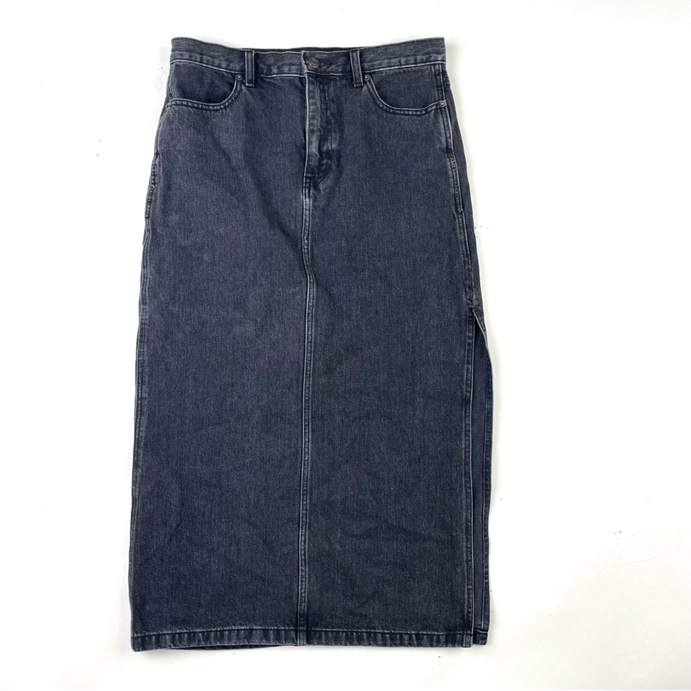 BlackDenim Skirt